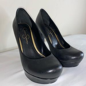 Jessica Simpson black heels size 7.5